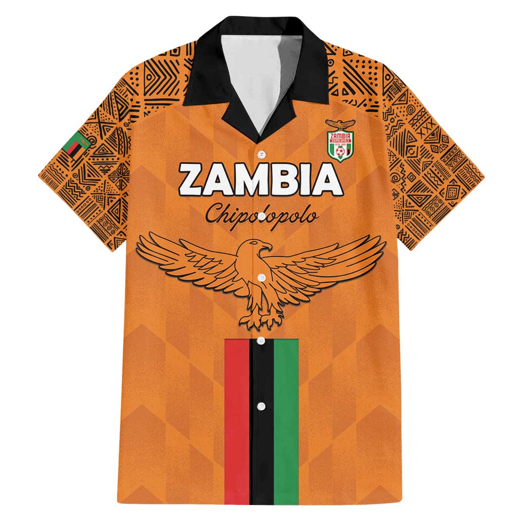 Custom Zambia Football Family Matching Mermaid Dress and Hawaiian Shirt Go Chipolopolo Go - Wonder Print Shop