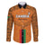 Custom Zambia Football Family Matching Off The Shoulder Long Sleeve Dress and Hawaiian Shirt Go Chipolopolo Go - Wonder Print Shop
