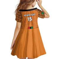 Custom Zambia Football Family Matching Off Shoulder Maxi Dress and Hawaiian Shirt Go Chipolopolo Go - Wonder Print Shop