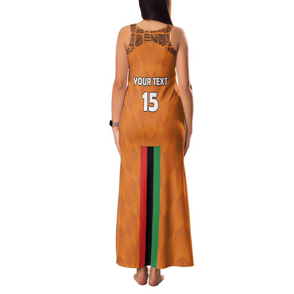 Custom Zambia Football Family Matching Tank Maxi Dress and Hawaiian Shirt Go Chipolopolo Go - Wonder Print Shop