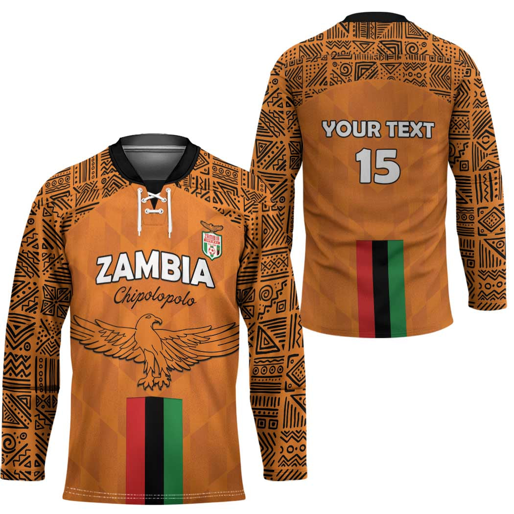 Custom Zambia Football Hockey Jersey Go Chipolopolo Go - Wonder Print Shop