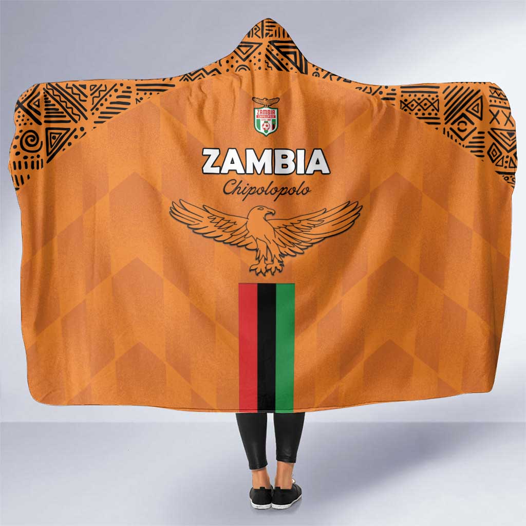 Zambia Football Hooded Blanket Go Chipolopolo Go - Wonder Print Shop
