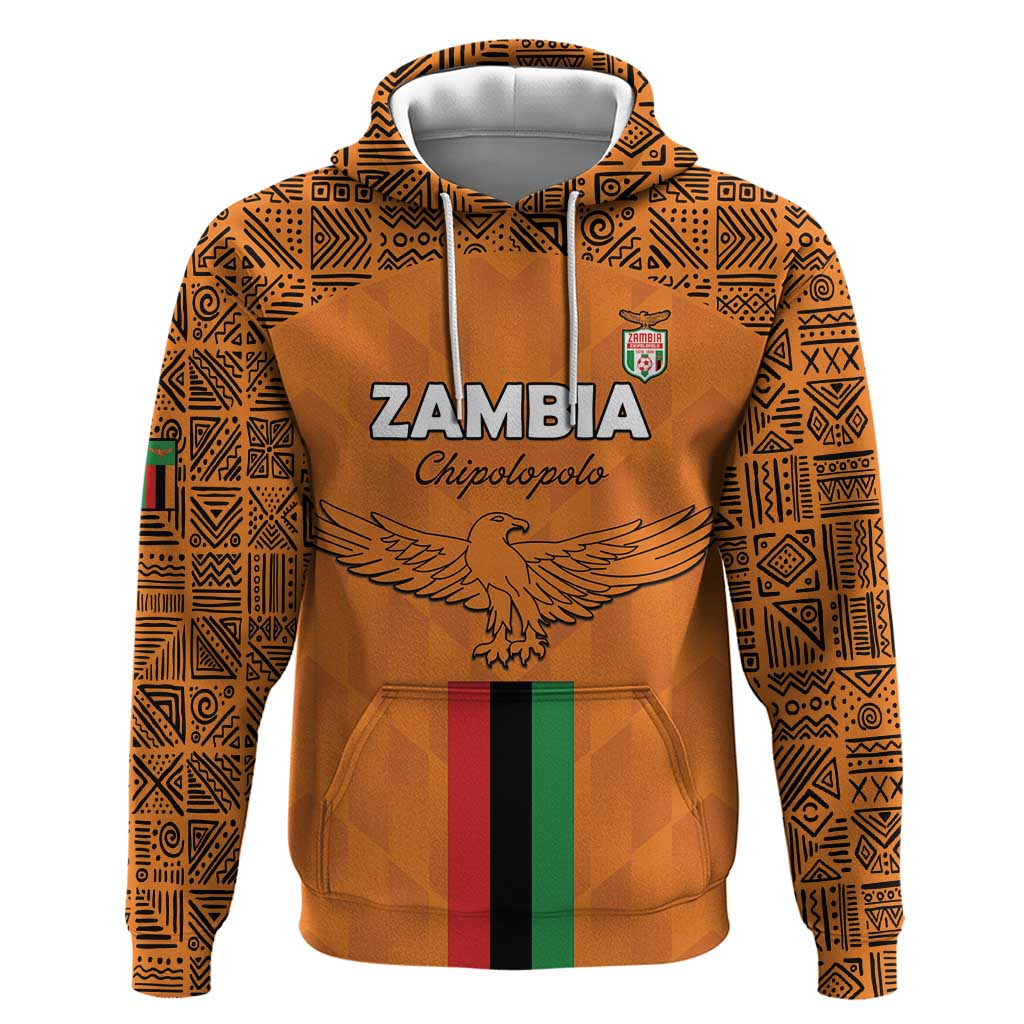 Custom Zambia Football Hoodie Go Chipolopolo Go - Wonder Print Shop