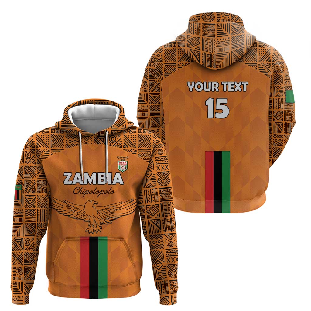 Custom Zambia Football Hoodie Go Chipolopolo Go - Wonder Print Shop