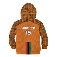 Custom Zambia Football Kid Hoodie Go Chipolopolo Go - Wonder Print Shop