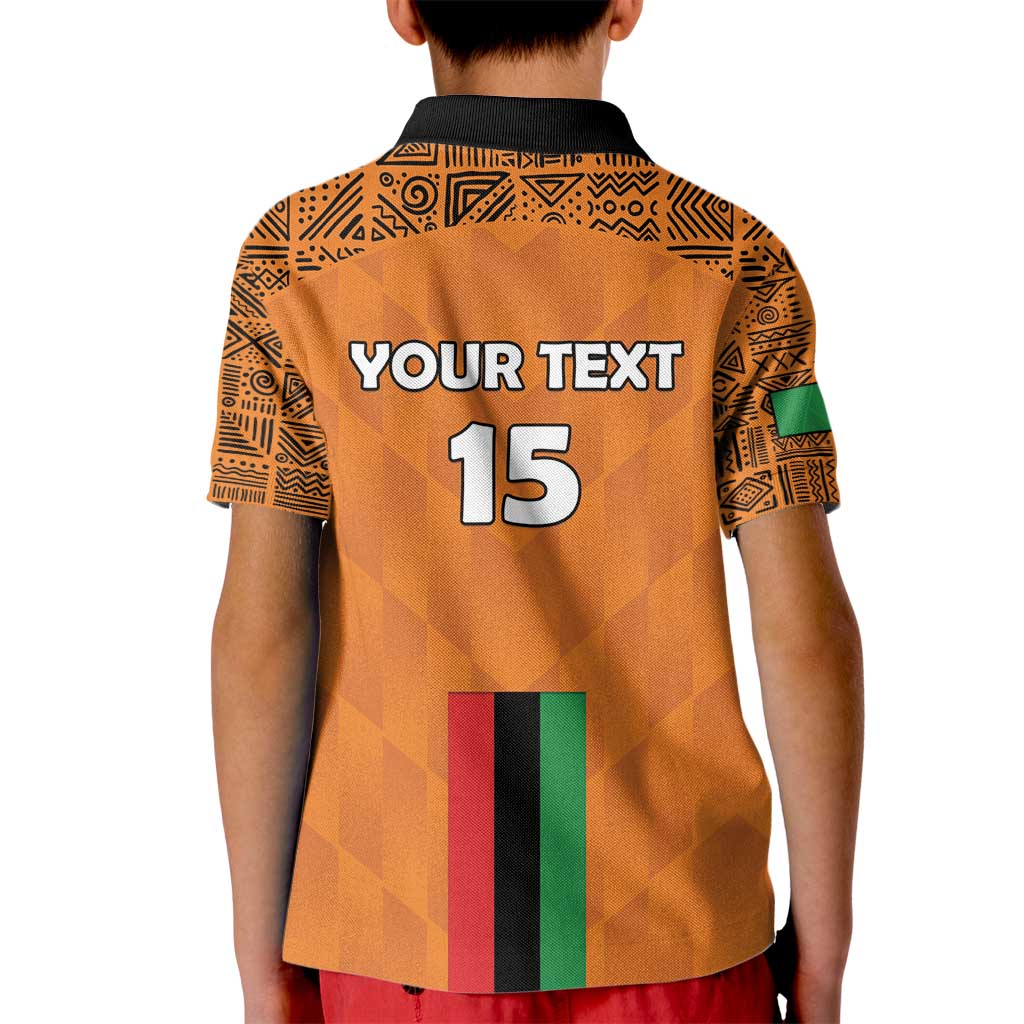 Custom Zambia Football Kid Polo Shirt Go Chipolopolo Go - Wonder Print Shop