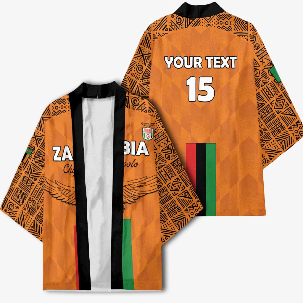 Custom Zambia Football Kimono Go Chipolopolo Go - Wonder Print Shop