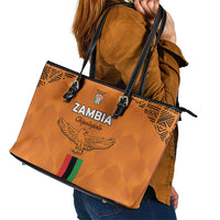 Zambia Football Leather Tote Bag Go Chipolopolo Go - Wonder Print Shop