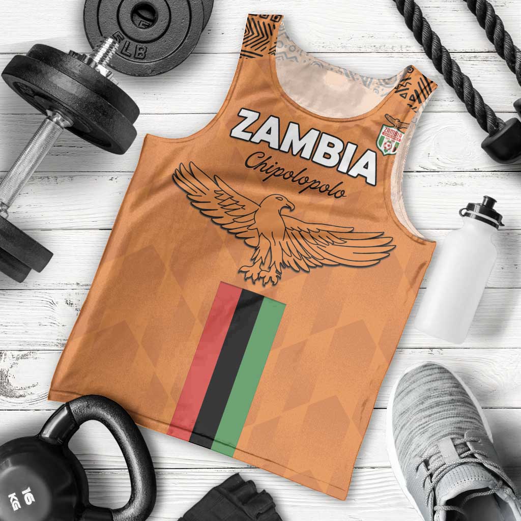 Custom Zambia Football Men Tank Top Go Chipolopolo Go - Wonder Print Shop
