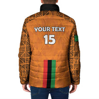 Custom Zambia Football Padded Jacket Go Chipolopolo Go - Wonder Print Shop