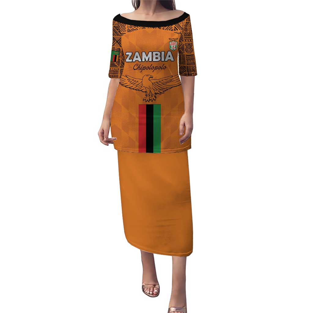 Custom Zambia Football Puletasi Go Chipolopolo Go - Wonder Print Shop