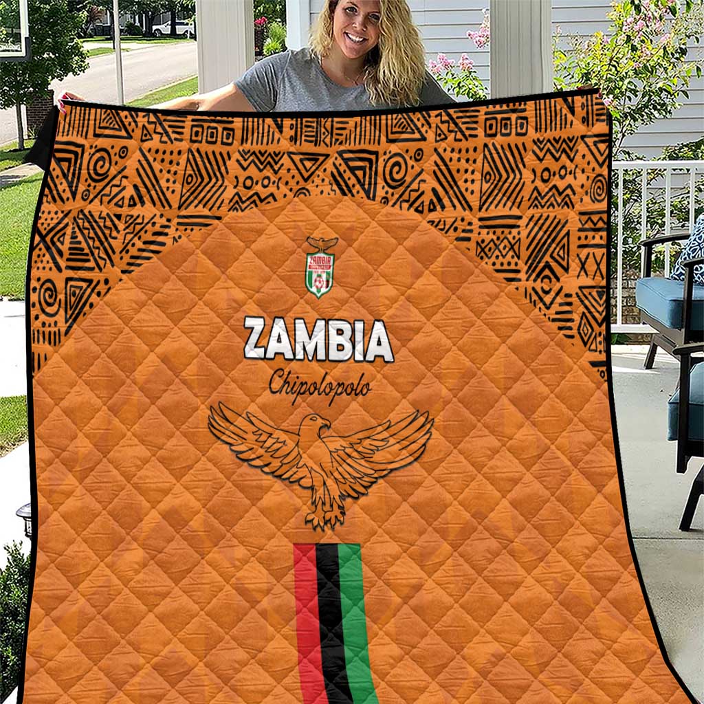 Zambia Football Quilt Go Chipolopolo Go - Wonder Print Shop