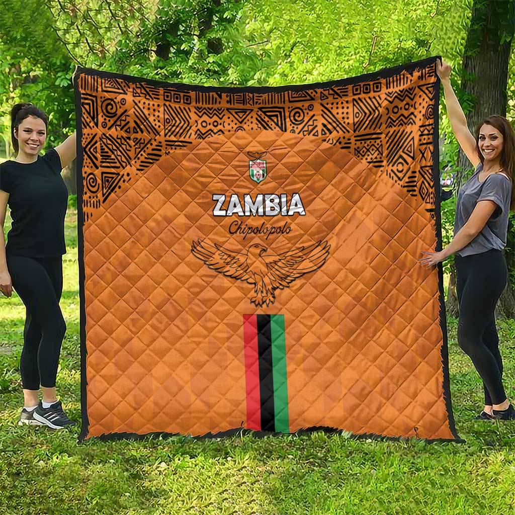 Zambia Football Quilt Go Chipolopolo Go - Wonder Print Shop