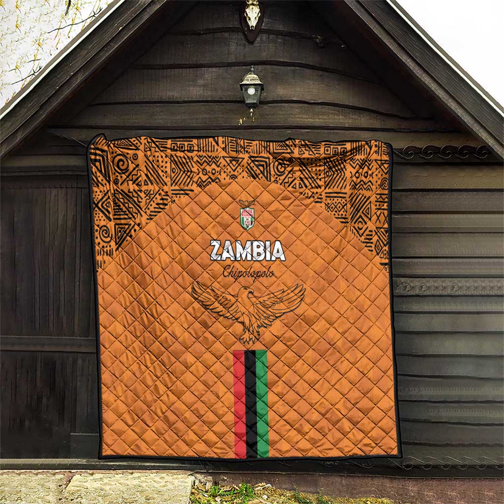 Zambia Football Quilt Go Chipolopolo Go - Wonder Print Shop