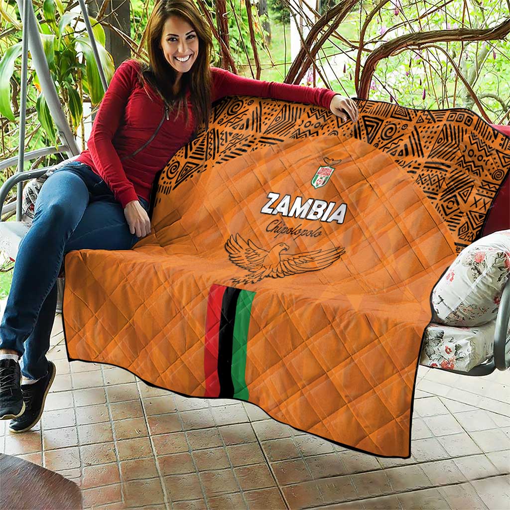 Zambia Football Quilt Go Chipolopolo Go - Wonder Print Shop