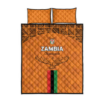 Zambia Football Quilt Bed Set Go Chipolopolo Go - Wonder Print Shop