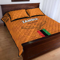 Zambia Football Quilt Bed Set Go Chipolopolo Go - Wonder Print Shop