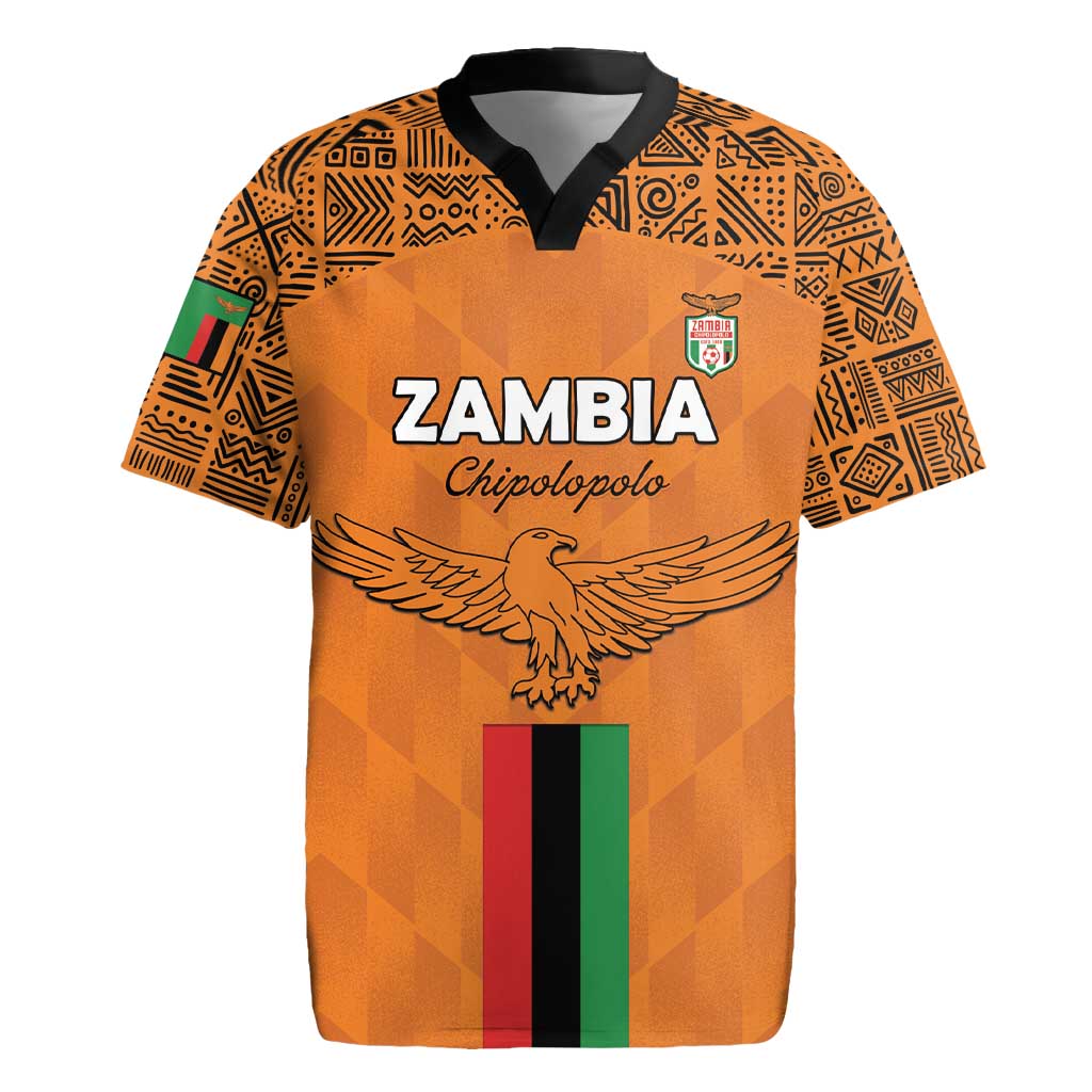Custom Zambia Football Rugby Jersey Go Chipolopolo Go - Wonder Print Shop