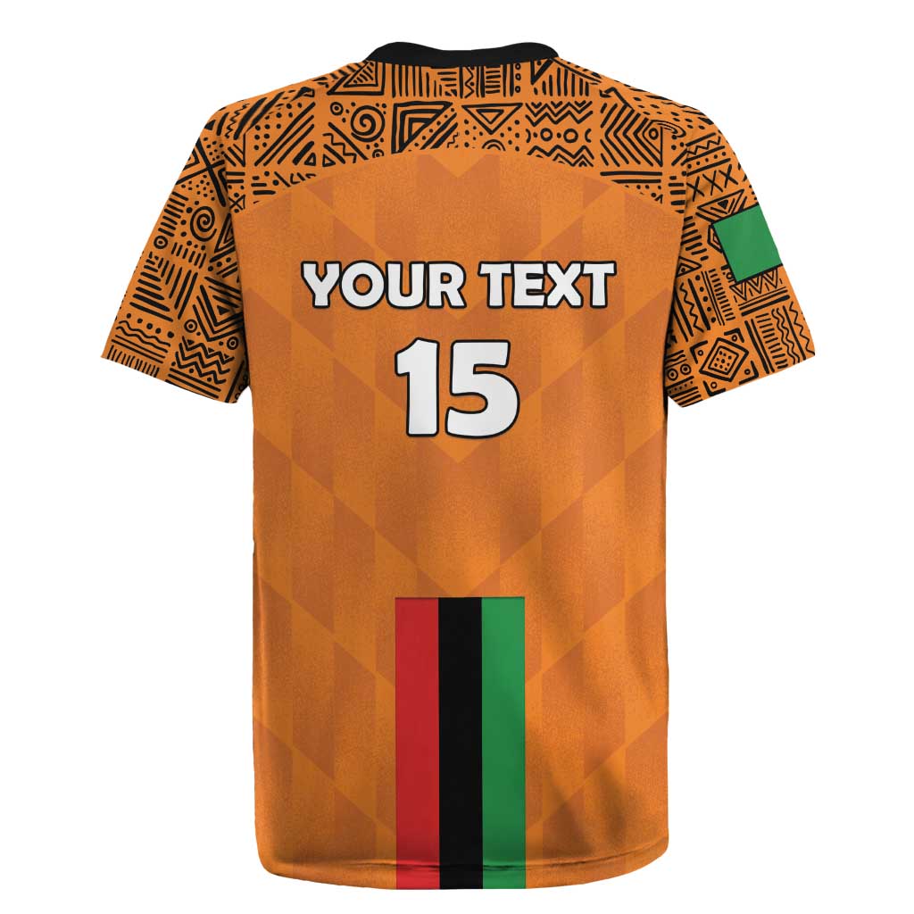 Custom Zambia Football Rugby Jersey Go Chipolopolo Go - Wonder Print Shop