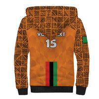 Custom Zambia Football Sherpa Hoodie Go Chipolopolo Go - Wonder Print Shop