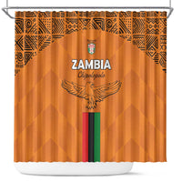 Zambia Football Shower Curtain Go Chipolopolo Go - Wonder Print Shop