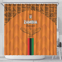Zambia Football Shower Curtain Go Chipolopolo Go - Wonder Print Shop