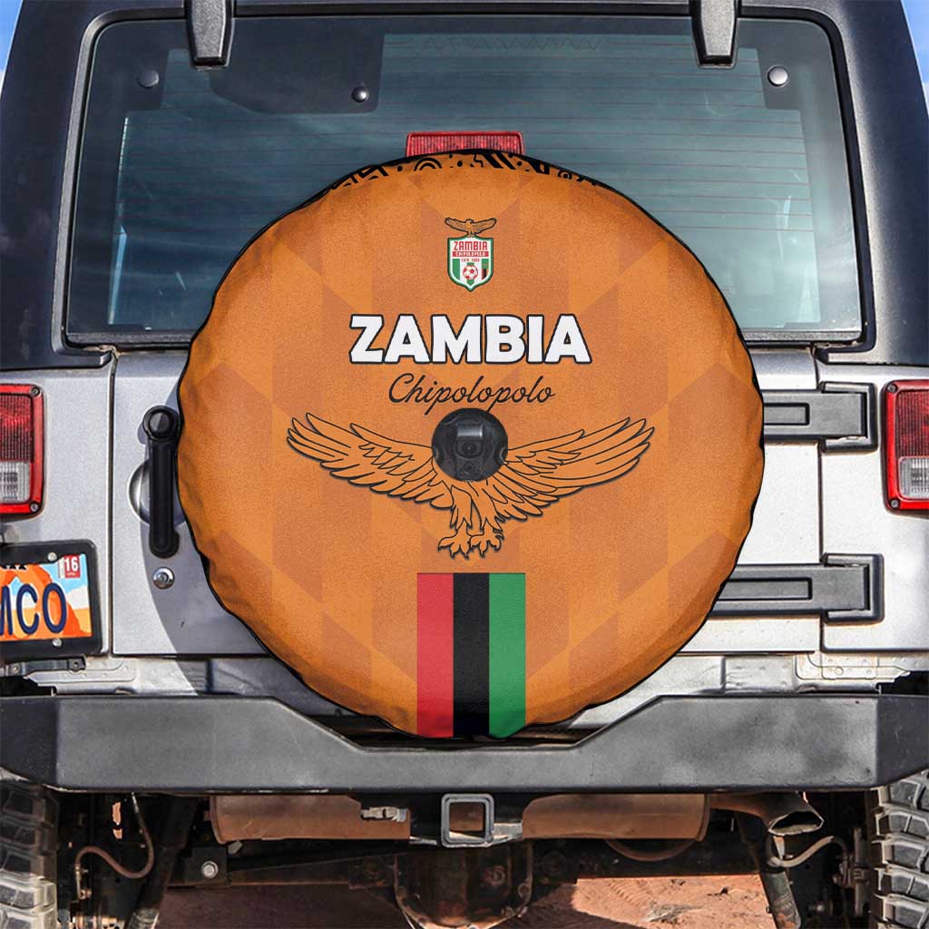 Zambia Football Spare Tire Cover Go Chipolopolo Go - Wonder Print Shop