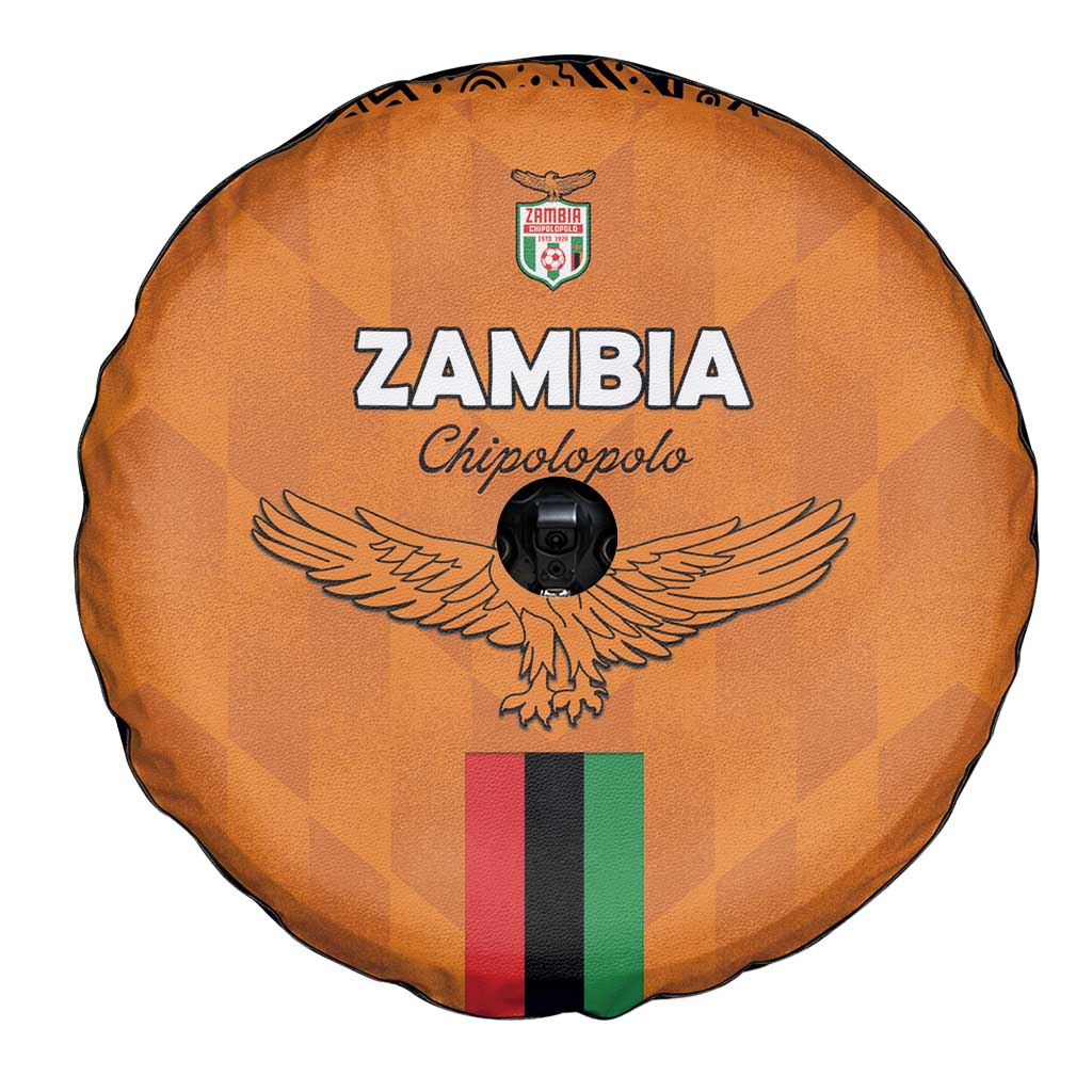 Zambia Football Spare Tire Cover Go Chipolopolo Go - Wonder Print Shop