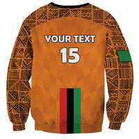 Custom Zambia Football Sweatshirt Go Chipolopolo Go - Wonder Print Shop