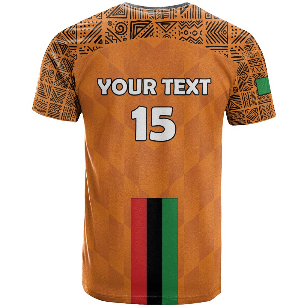 Custom Zambia Football T Shirt Go Chipolopolo Go - Wonder Print Shop