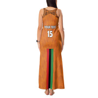 Custom Zambia Football Tank Maxi Dress Go Chipolopolo Go - Wonder Print Shop