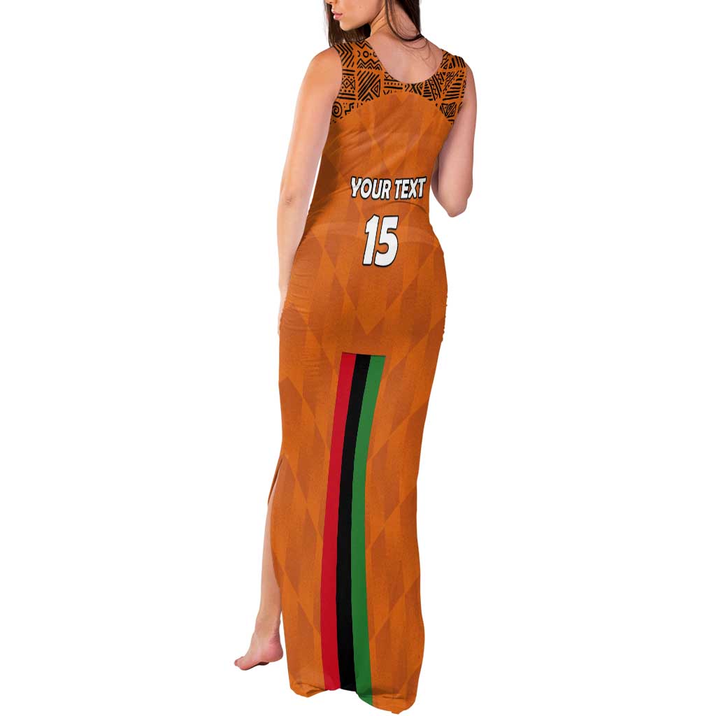 Custom Zambia Football Tank Maxi Dress Go Chipolopolo Go - Wonder Print Shop