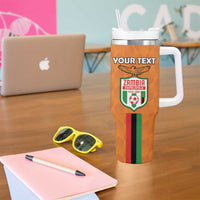 Custom Zambia Football Tumbler With Handle Go Chipolopolo Go - Wonder Print Shop