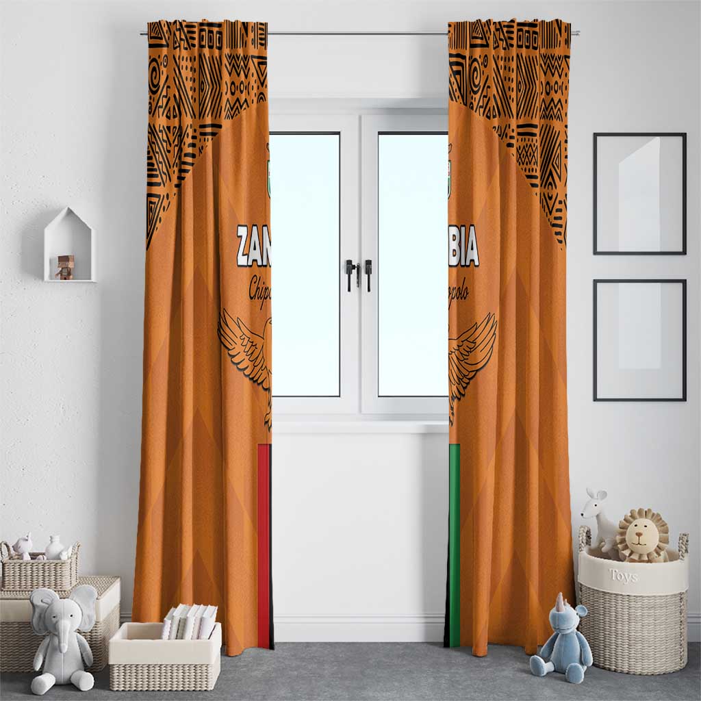 Zambia Football Window Curtain Go Chipolopolo Go - Wonder Print Shop