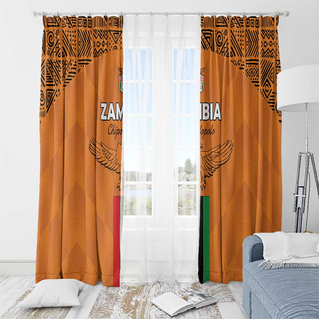 Zambia Football Window Curtain Go Chipolopolo Go - Wonder Print Shop