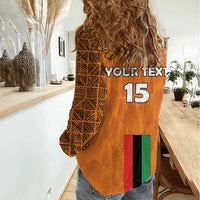 Custom Zambia Football Women Casual Shirt Go Chipolopolo Go - Wonder Print Shop