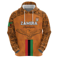 Custom Zambia Football Zip Hoodie Go Chipolopolo Go - Wonder Print Shop