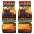 Kenya Safari Christmas Car Mats Black Santa Riding Cape Buffalo - Heri ya Krismasi - Wonder Print Shop