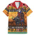 Kenya Safari Christmas Family Matching Summer Maxi Dress and Hawaiian Shirt Black Santa Riding Cape Buffalo - Heri ya Krismasi - Wonder Print Shop