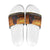 Kenya Safari Christmas Slide Sandals Black Santa Riding Cape Buffalo - Heri ya Krismasi - Wonder Print Shop
