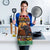 Kenya Safari Christmas Apron Black Santa Riding Elephant - Heri ya Krismasi - Wonder Print Shop