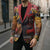Kenya Safari Christmas Blazer Black Santa Riding Elephant - Heri ya Krismasi - Wonder Print Shop