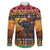 Kenya Safari Christmas Family Matching Off Shoulder Maxi Dress and Hawaiian Shirt Black Santa Riding Elephant - Heri ya Krismasi - Wonder Print Shop