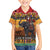 Kenya Safari Christmas Family Matching Puletasi and Hawaiian Shirt Black Santa Riding Elephant - Heri ya Krismasi - Wonder Print Shop
