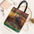 Kenya Safari Christmas Tote Bag Black Santa Riding Elephant - Heri ya Krismasi - Wonder Print Shop
