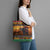 Kenya Safari Christmas Tote Bag Black Santa Riding Elephant - Heri ya Krismasi - Wonder Print Shop