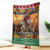 Kenya Safari Christmas Blanket Black Santa Riding Leopards - Heri ya Krismasi - Wonder Print Shop