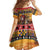 Kenya Safari Christmas Family Matching Off Shoulder Maxi Dress and Hawaiian Shirt Black Santa Riding Leopards - Heri ya Krismasi - Wonder Print Shop