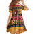 Kenya Safari Christmas Family Matching Puletasi and Hawaiian Shirt Black Santa Riding Leopards - Heri ya Krismasi - Wonder Print Shop