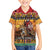 Kenya Safari Christmas Family Matching Tank Maxi Dress and Hawaiian Shirt Black Santa Riding Leopards - Heri ya Krismasi - Wonder Print Shop